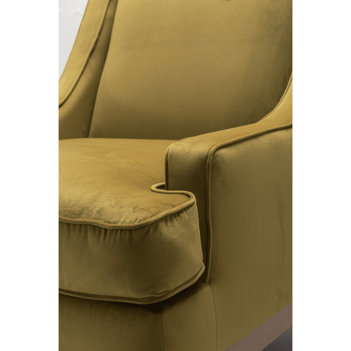 Classy By Noha Albabtain Velvet Gold Chair Chairs| Roots Furniture