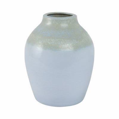 CLAY, 11" REACTIVE VASE, BLUE/GREEN - Al Rugaib Furniture
