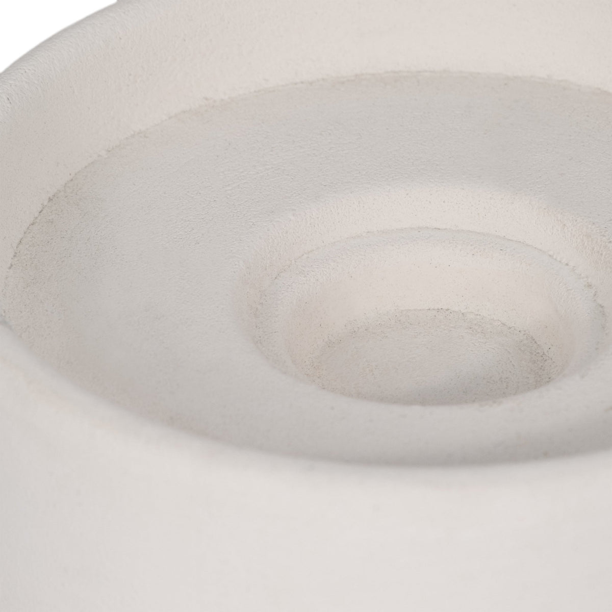 CLAY, 5" STACKED TEXTURED VASE, IVORY Vases and Jars| Sagebrook Home
