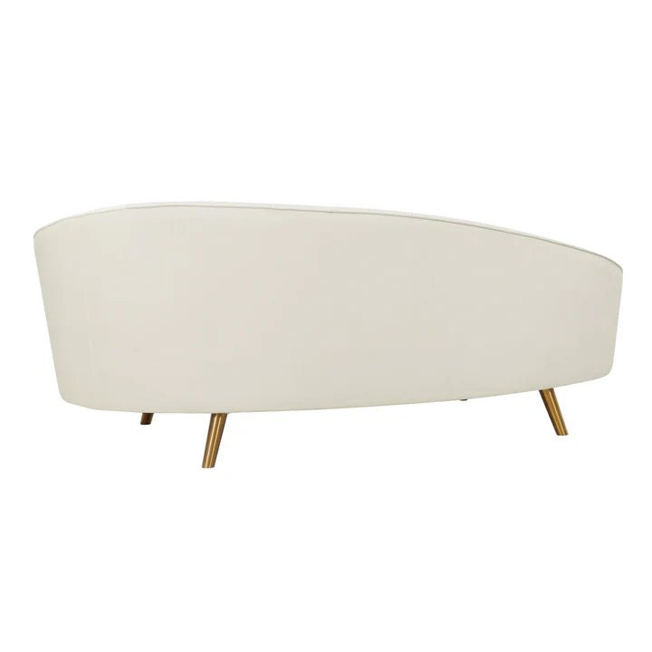 Cleopatra Cream Velvet Sofa Sofas & Loveseats| TOV