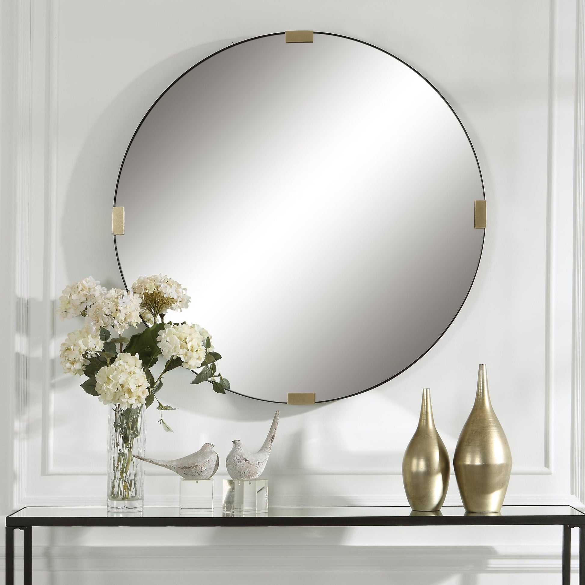 Clip Round Mirror Mirrors| Uttermost