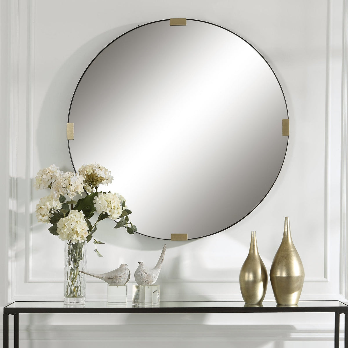 Clip Round Mirror Mirrors| Uttermost