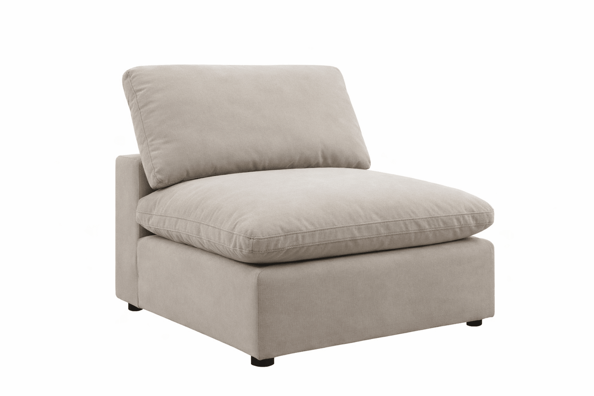 Cloud 9 Armless Chair - Floral White