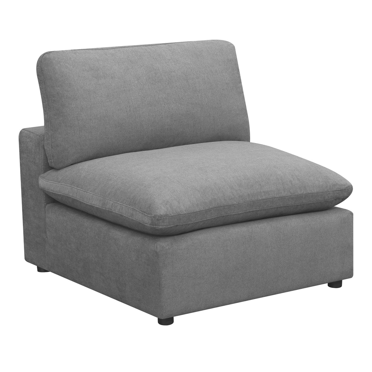 Cloud 9 Armless Chair - Dim Grey