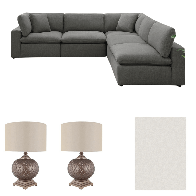Cloud 9 Charcoa Sectional - Al Rugaib Furniture