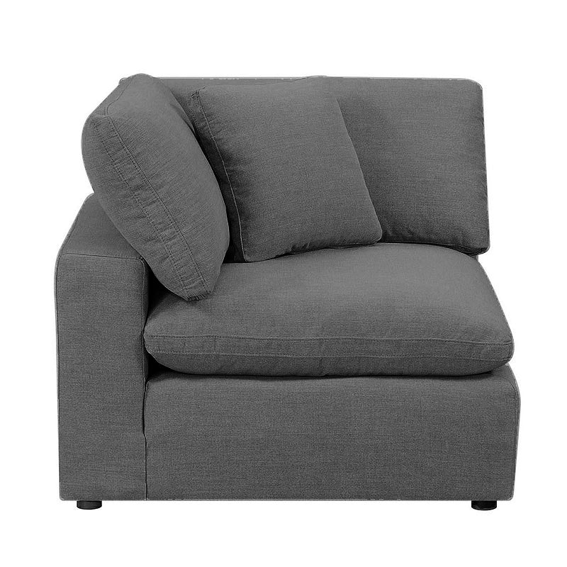 Cloud 9 Charcoal Corner With 1 Pillow - Al Rugaib Furniture