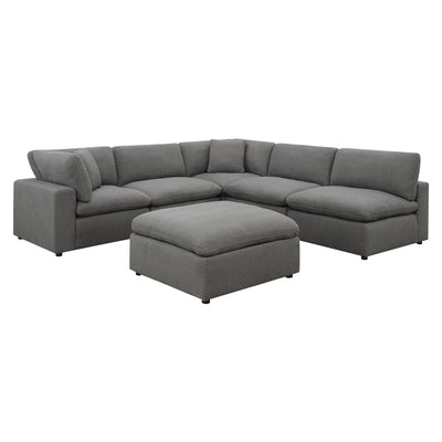 Cloud 9 Charcoal Living Room 3 - Piece Sectional - Al Rugaib Furniture