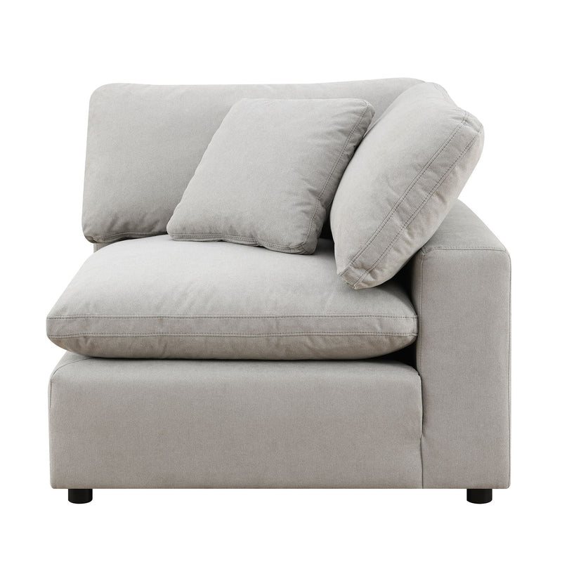 Cloud 9 Light Grey Sectional with Hardy Occasional(Coffe Table1/End Table1) - Al Rugaib Furniture