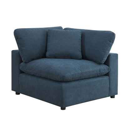 Cloud 9 Navy Sectional with Hardy Occasional(Coffe Table1/End Table1) - Al Rugaib Furniture