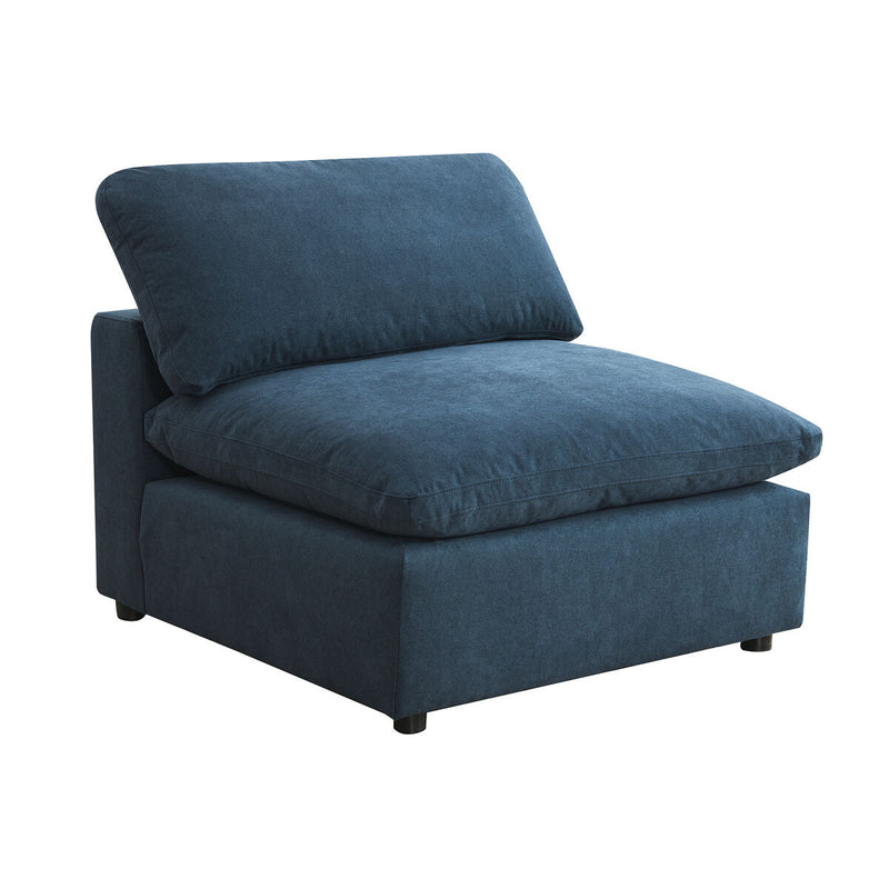 Cloud 9 Navy Sectional with Hardy Occasional(Coffe Table1/End Table1) - Al Rugaib Furniture