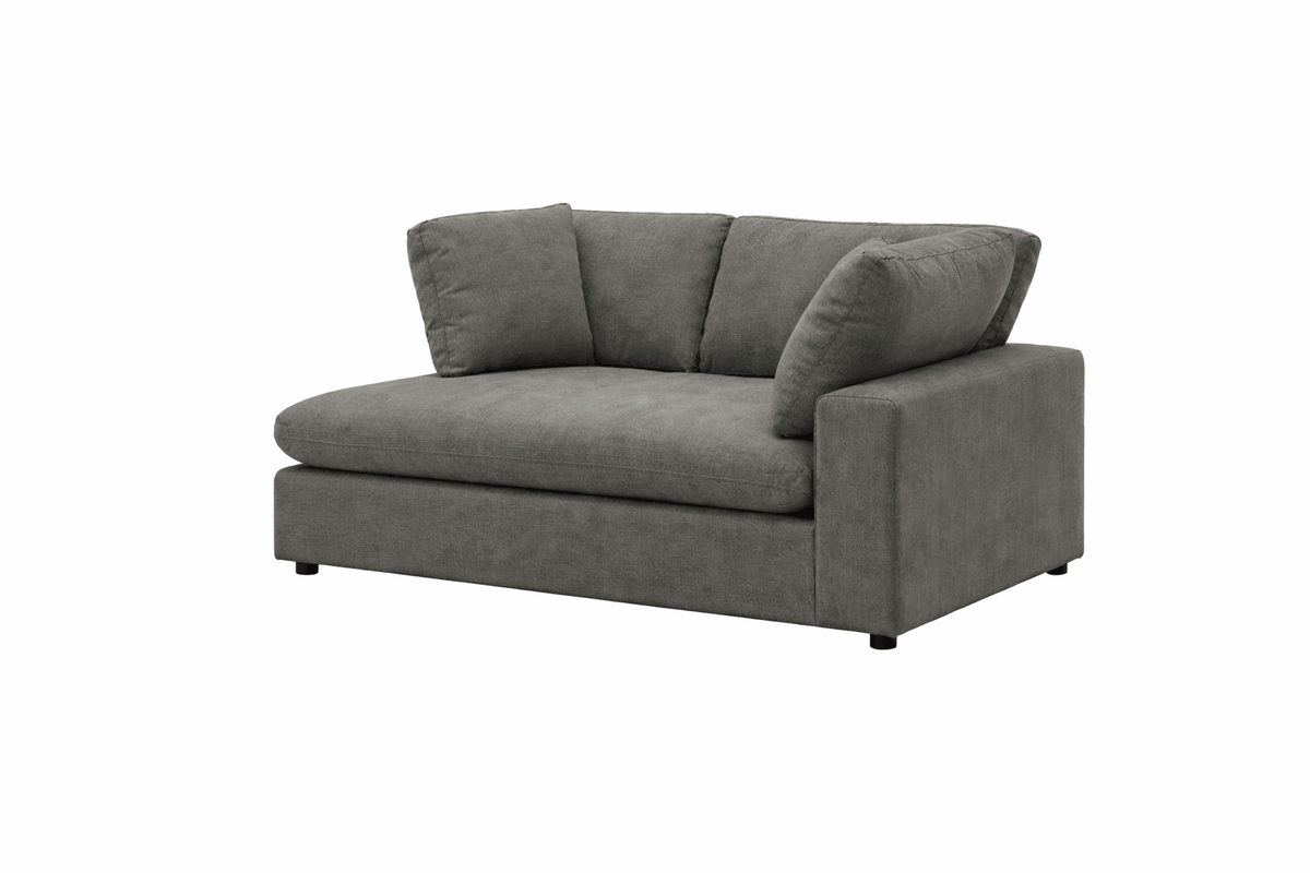 Cloud 9 Rhf Loveseat - Dim Grey