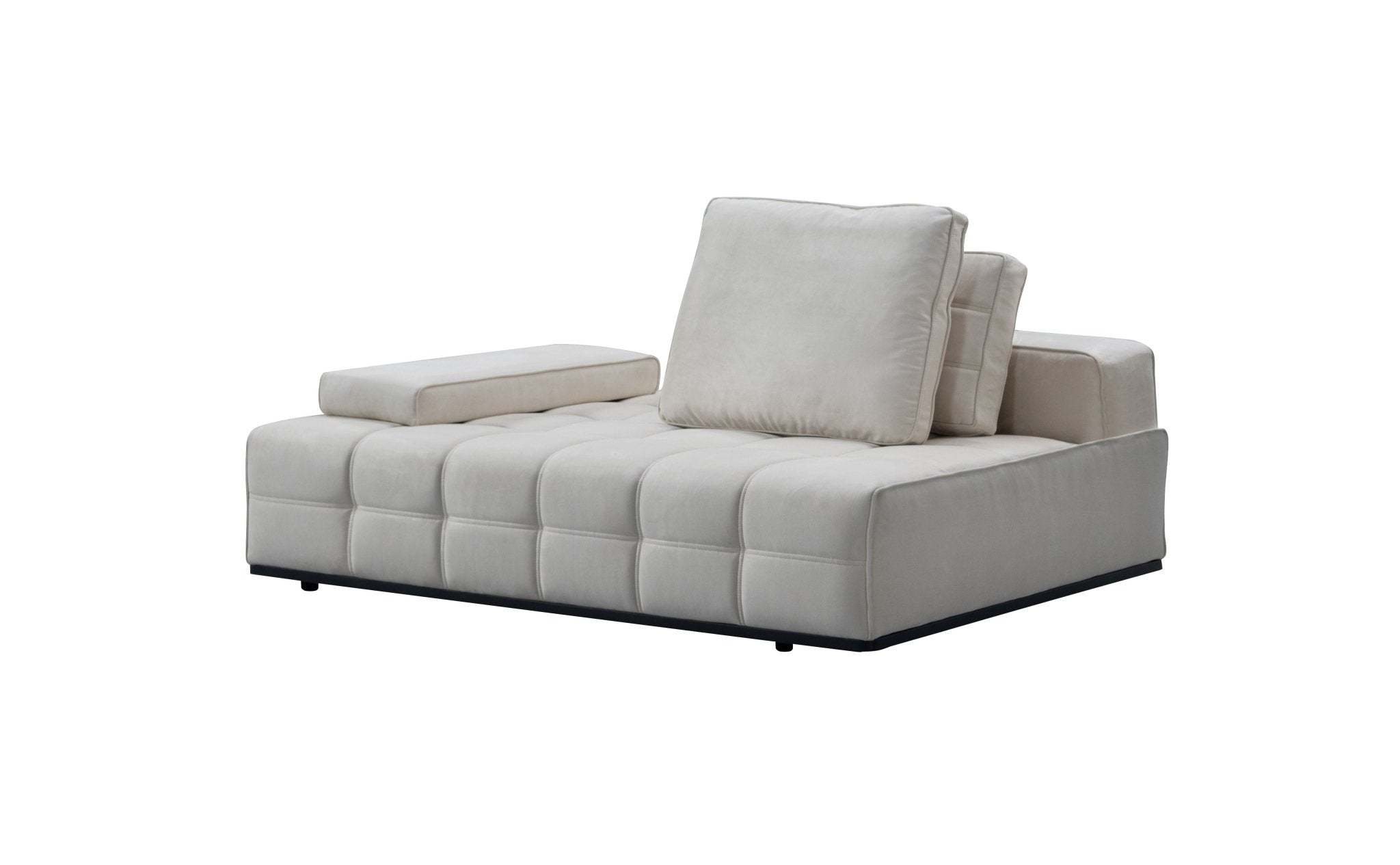 Cloud Comfort Cream Left Arm Facing Seater W169 Sectionals| Roots Furniture