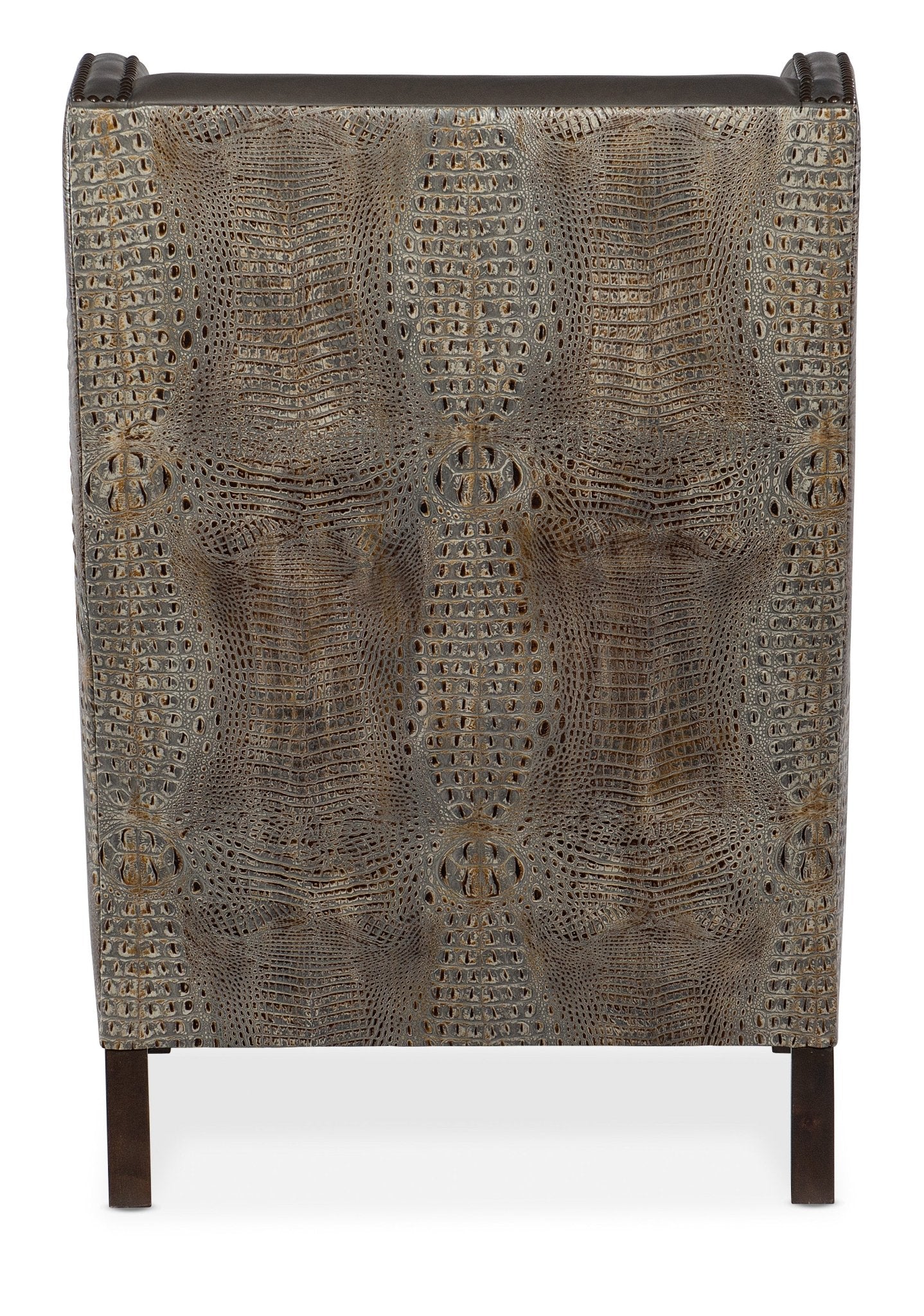 Club Chair with Faux Croc Chairs| Hooker