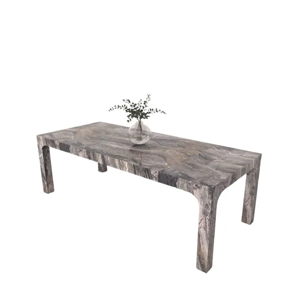 Italian Breccia Marble Dining Table
