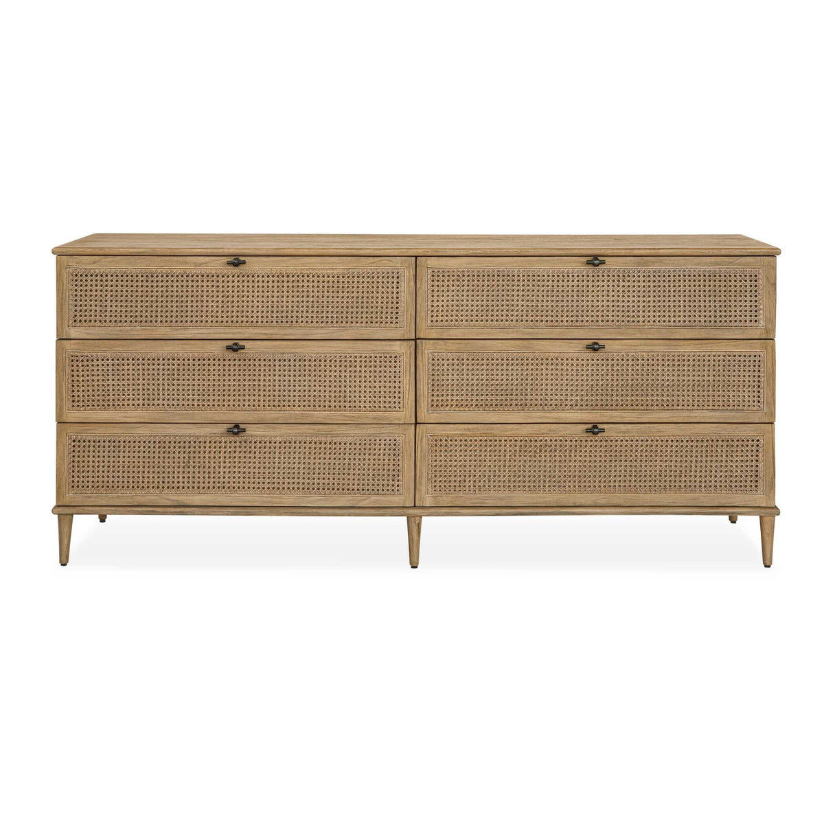 Coast 6 Drawer Rattan Chest Cabinets & Chests| Uttermost