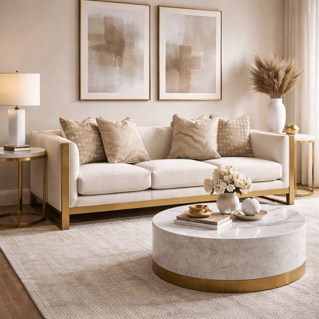 Coastal Comfort Beige Sofa W217 Sofas & Loveseats| Roots Furniture