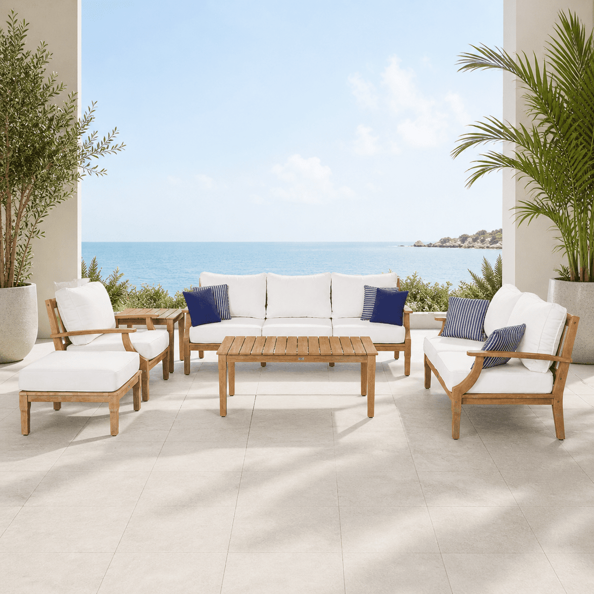 Coastal Haven Full Set Outdoor Sets| Roots Furniture