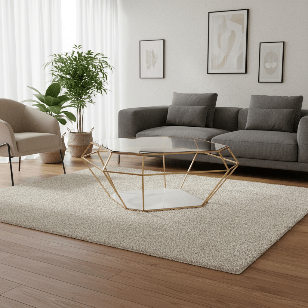 Coffee Table Asscher gold finish Coffee Tables| Eichholtz
