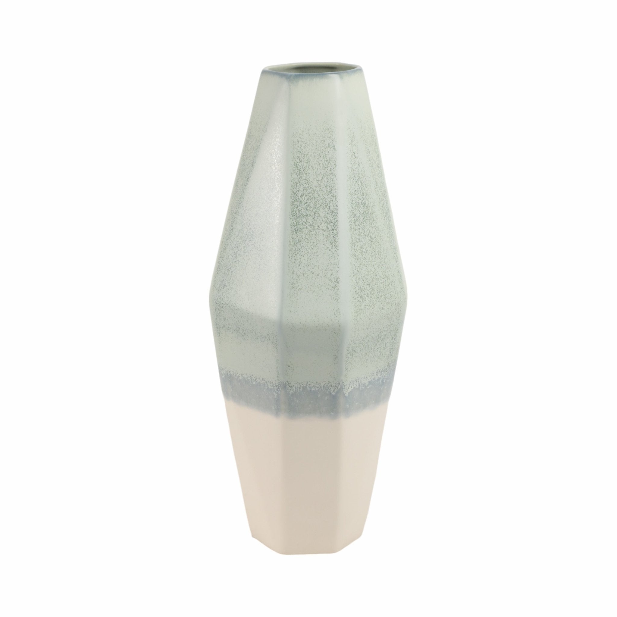 Coimbra Faceted Portugal Vase Vases and Jars| Sagebrook Home