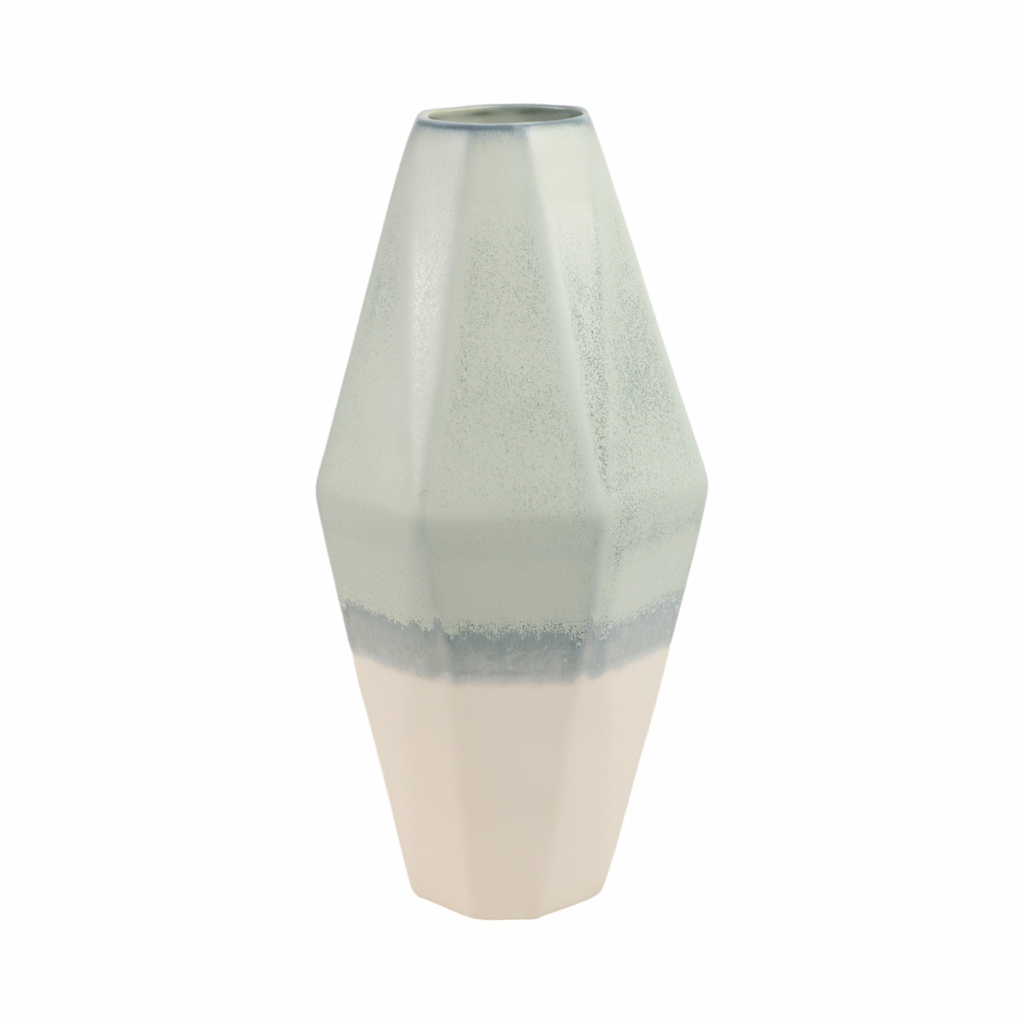Coimbra Faceted Portugal Vase Vases and Jars| Sagebrook Home