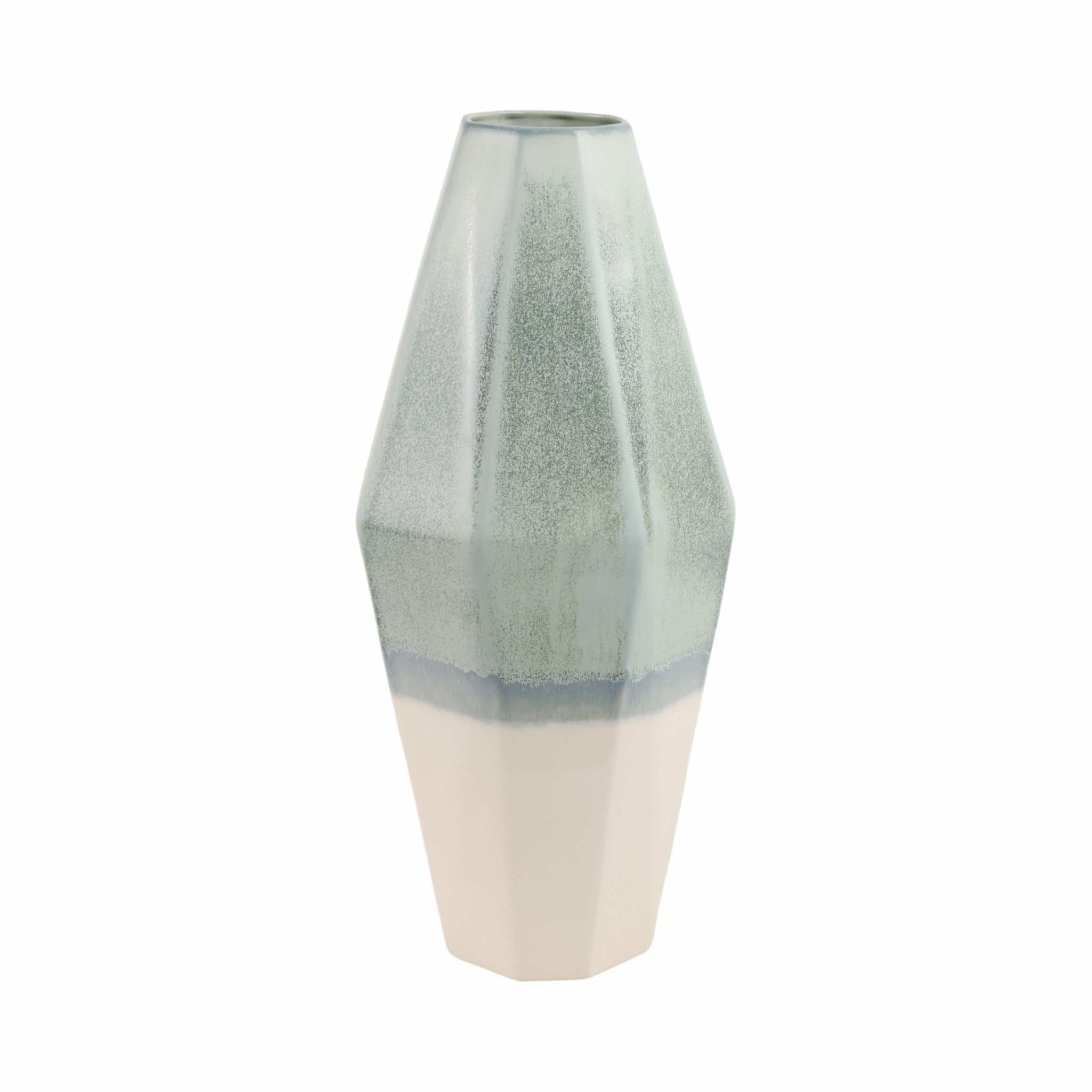 Coimbra Faceted Portugal Vase Vases and Jars| Sagebrook Home