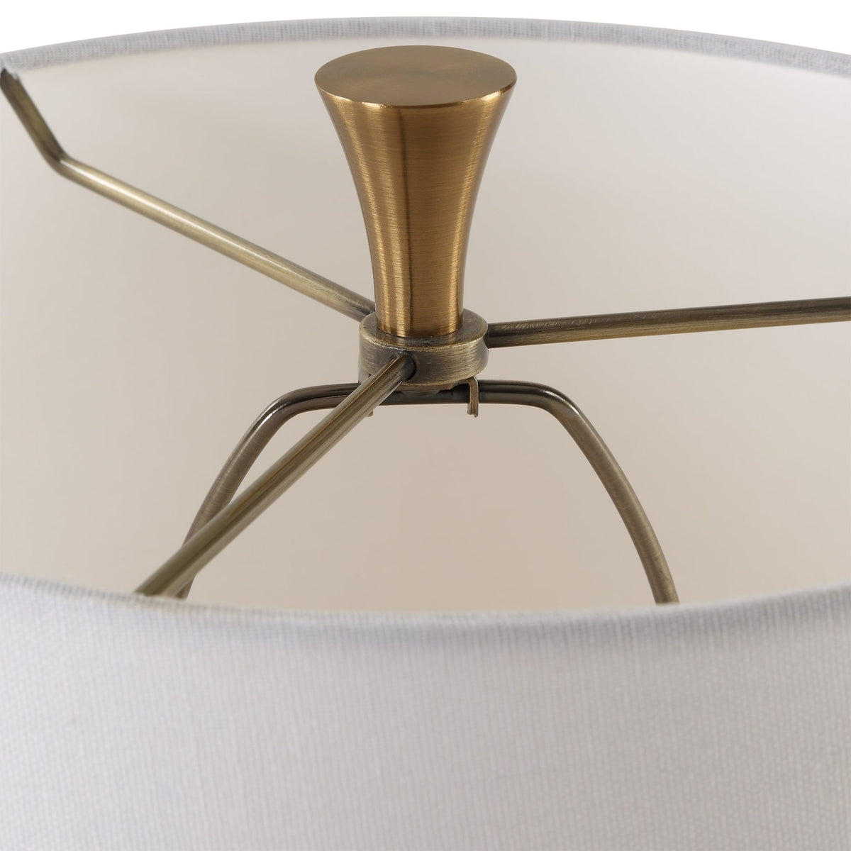 Colette White Stone Table Lamp Table Lamps| Uttermost