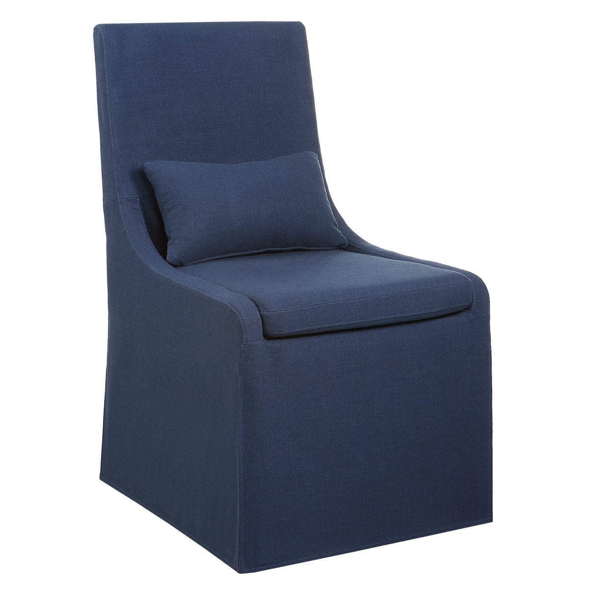 Coley Armless Chair, Denim Chairs| Uttermost