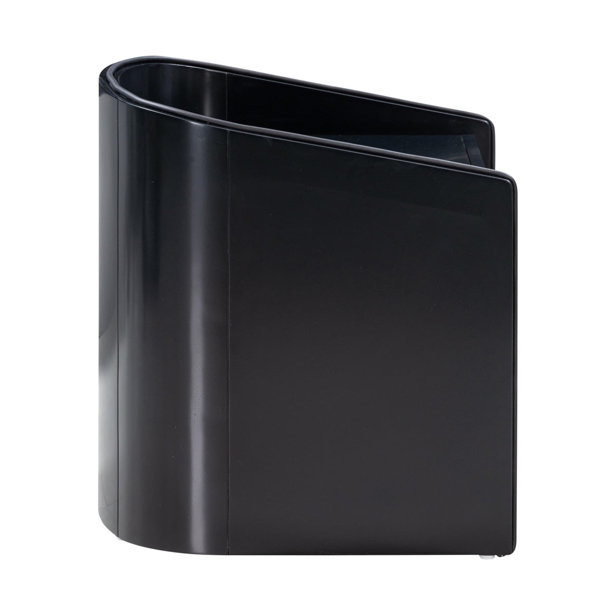 Collins Black Lacquer Nightstand Nightstands| TOV