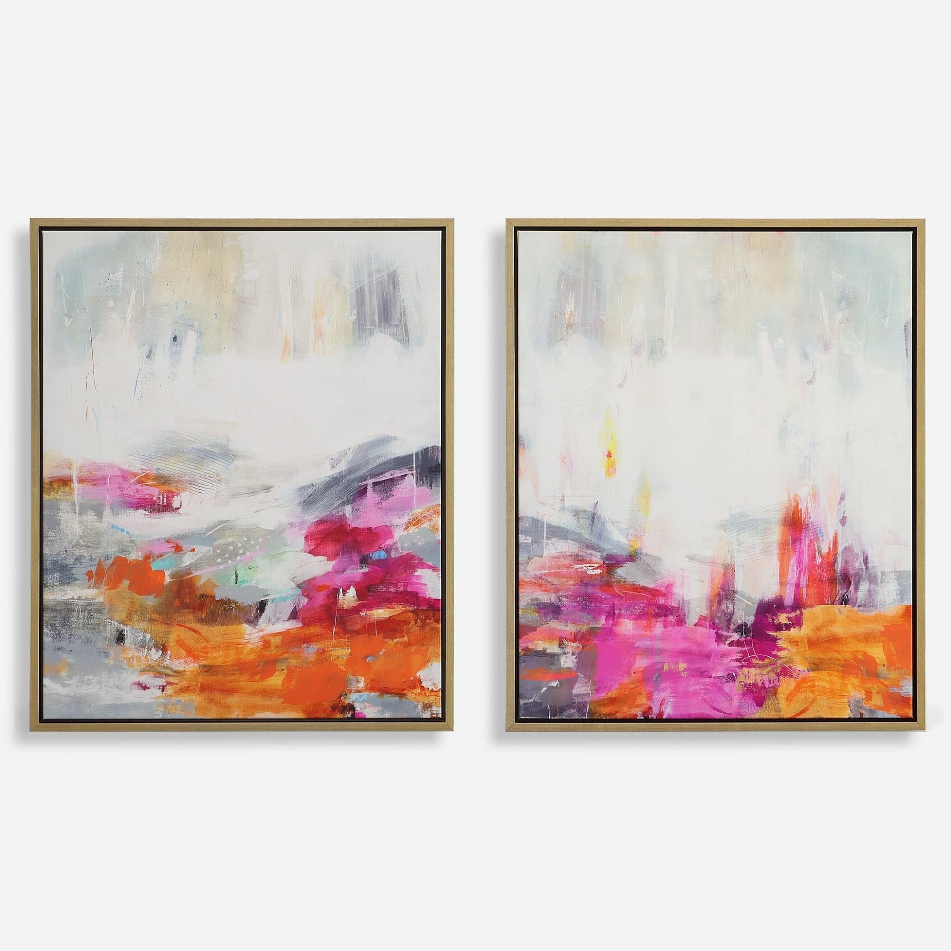 Color Theory Framed Canvases, S/2 Paintings & Pictures| Uttermost