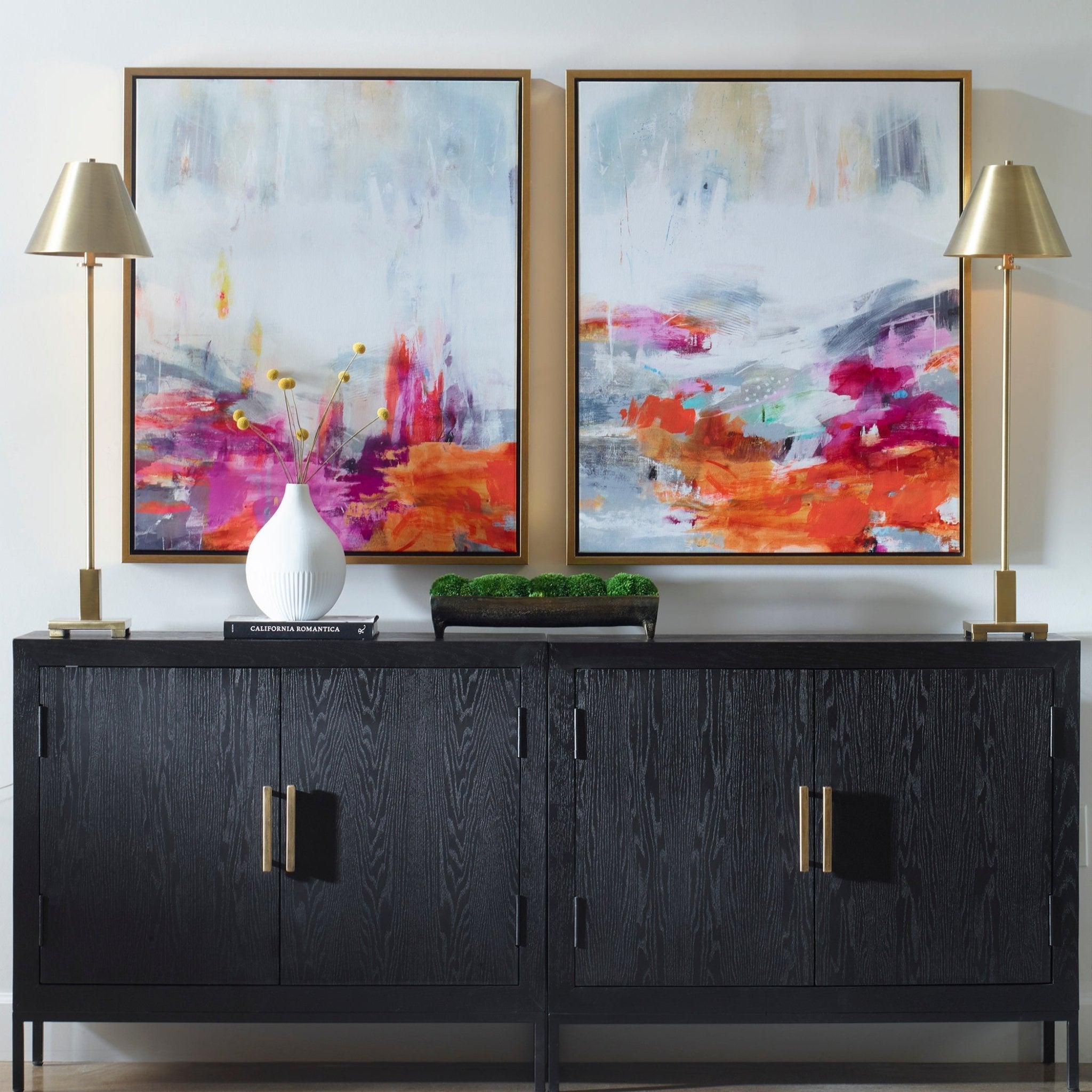 Color Theory Framed Canvases, S/2 Paintings & Pictures| Uttermost