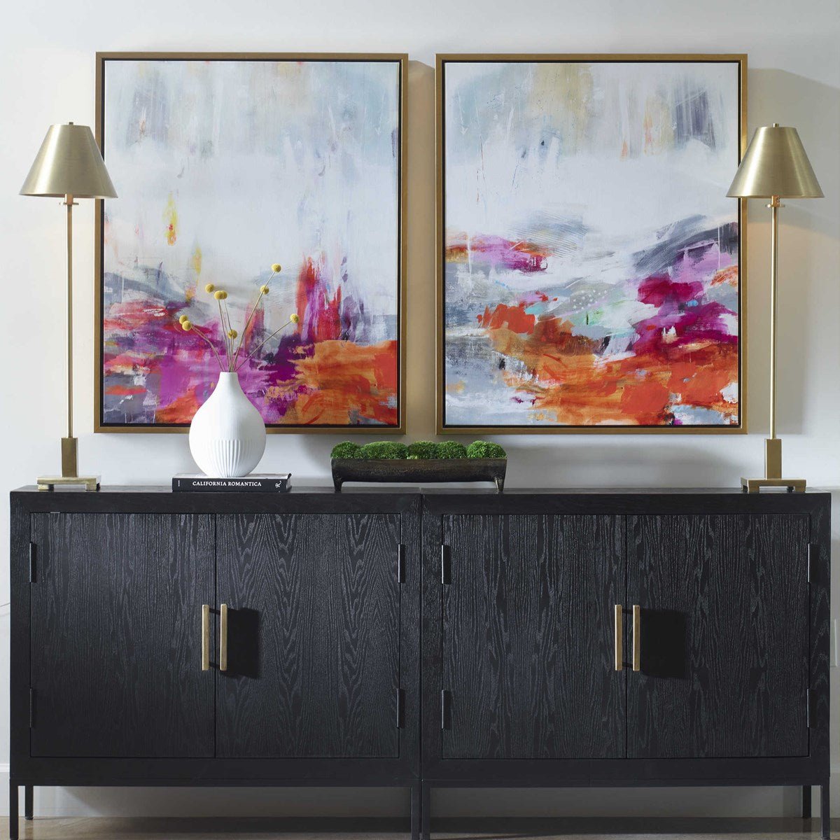Color Theory Framed Canvases, S/2 Paintings & Pictures| Uttermost