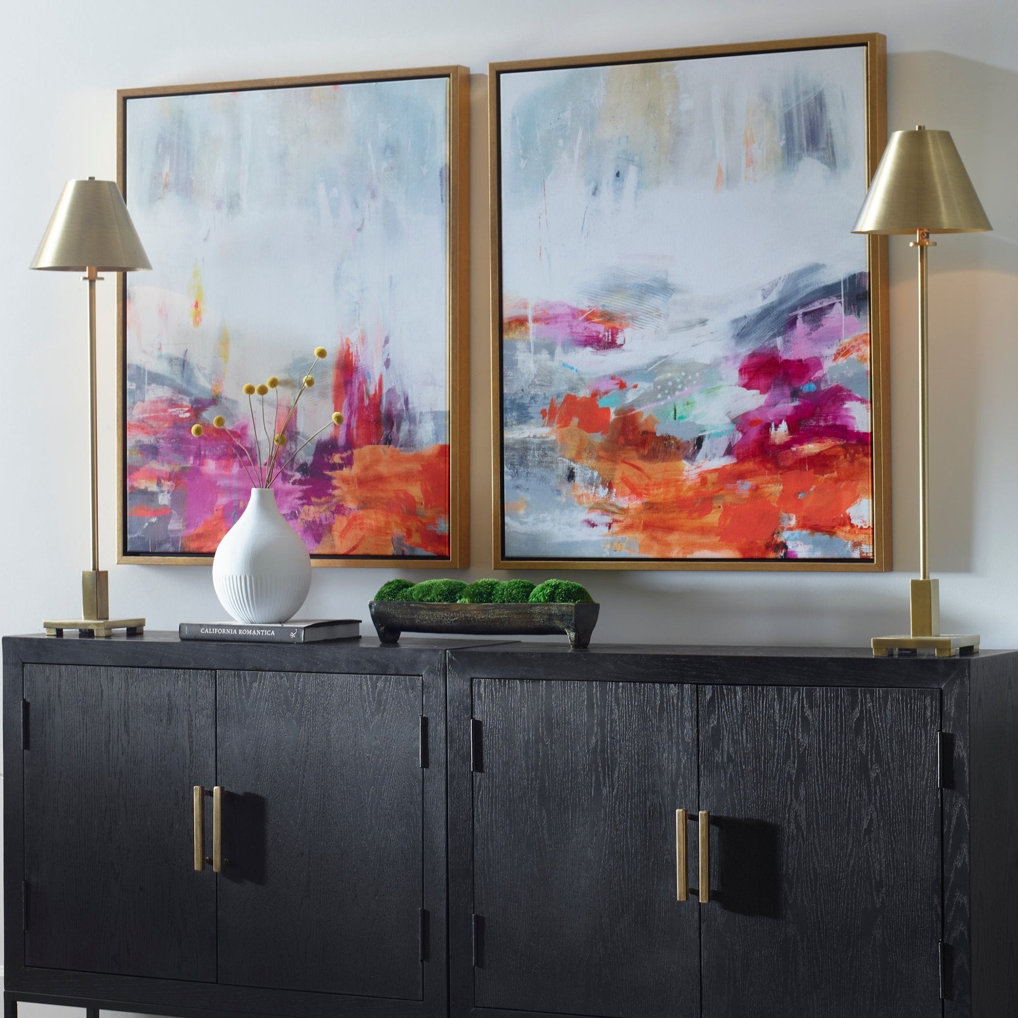 Color Theory Framed Canvases, S/2 Paintings & Pictures| Uttermost