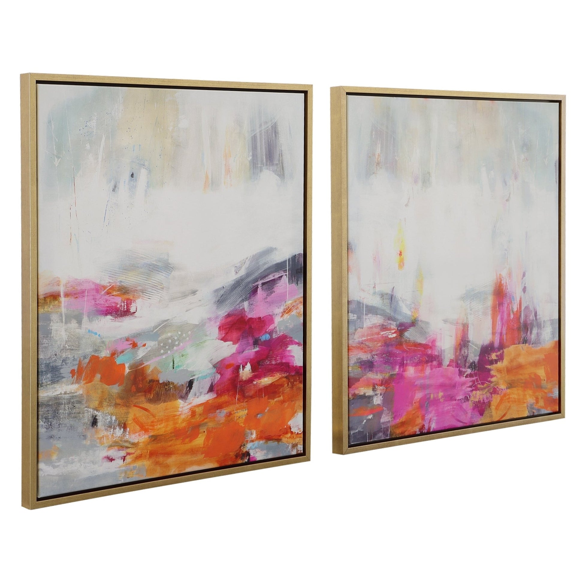 Color Theory Framed Canvases, S/2 Paintings & Pictures| Uttermost