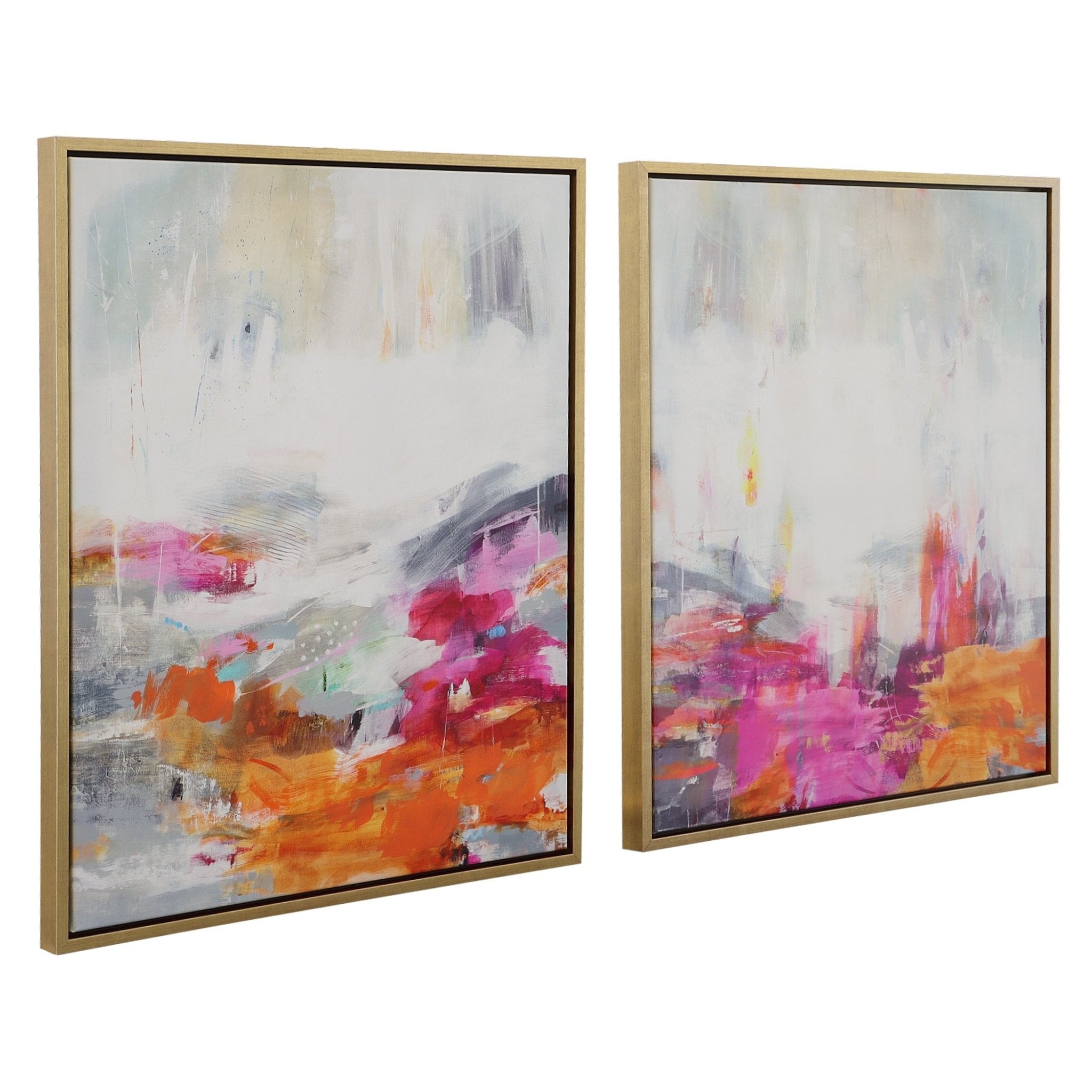 Color Theory Framed Canvases, S/2 Paintings & Pictures| Uttermost
