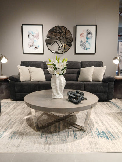 Comficore Charcoal Motion Power Sofa - Al Rugaib Furniture