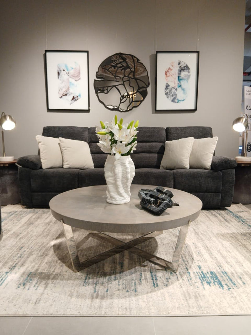 Comficore Charcoal Motion Power Sofa - Al Rugaib Furniture