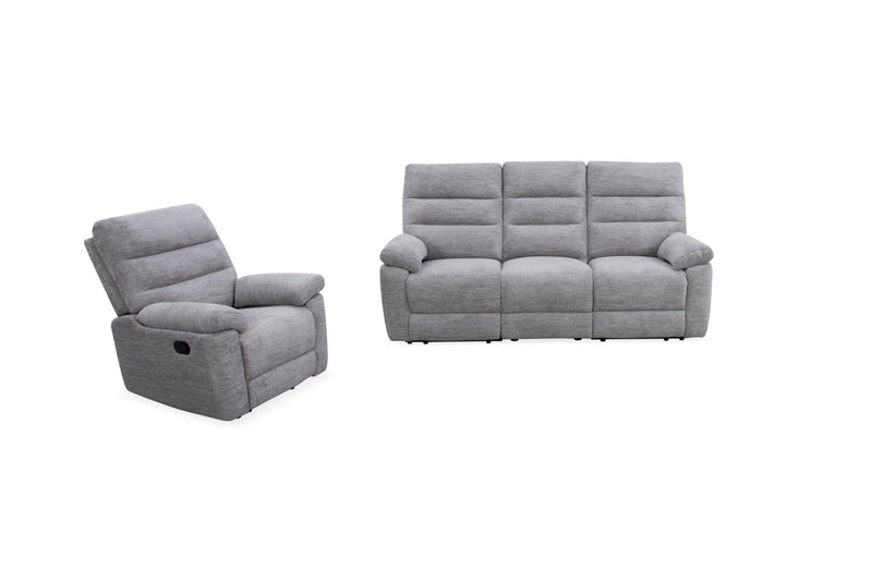 Comficore Grey Motion Set ( Sofa + Chair) - Al Rugaib Furniture