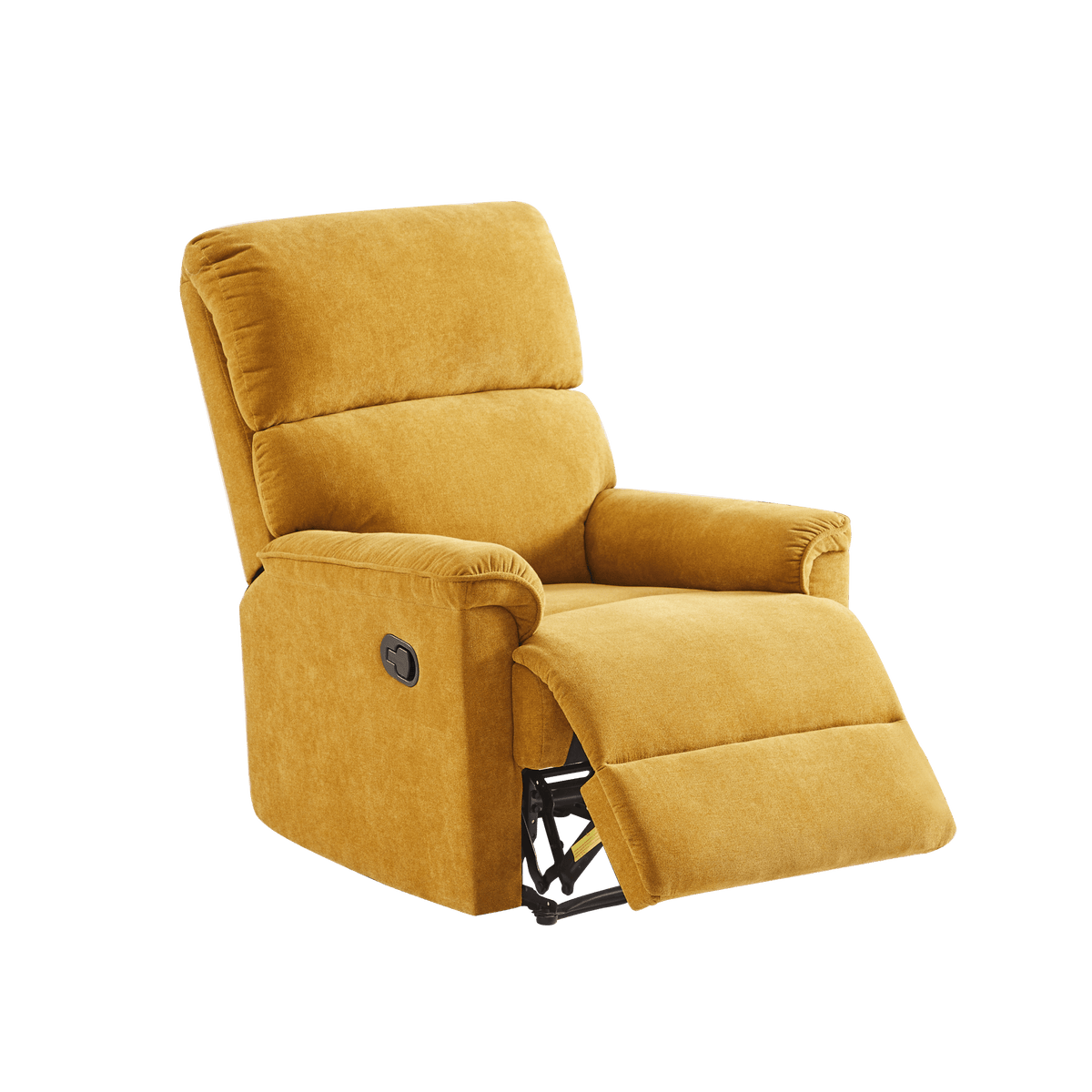 ComfiGlide Mustard Yellow Glider Reliner Recliners| Roots Furniture