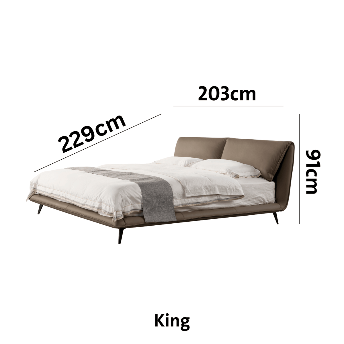 Comfort Cove Light Brown (King/Queen) - King