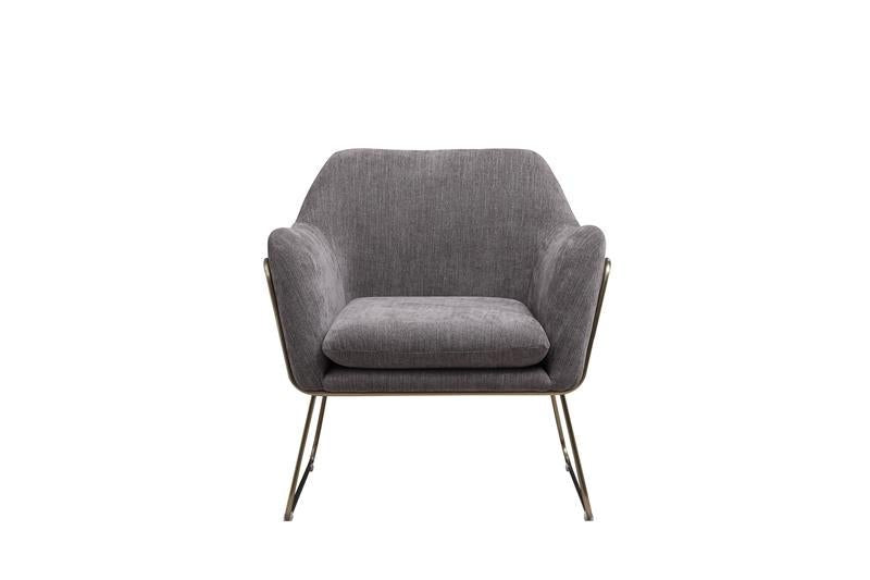 Comfort Cover Dark Grey Accent Chair - Al Rugaib Furniture