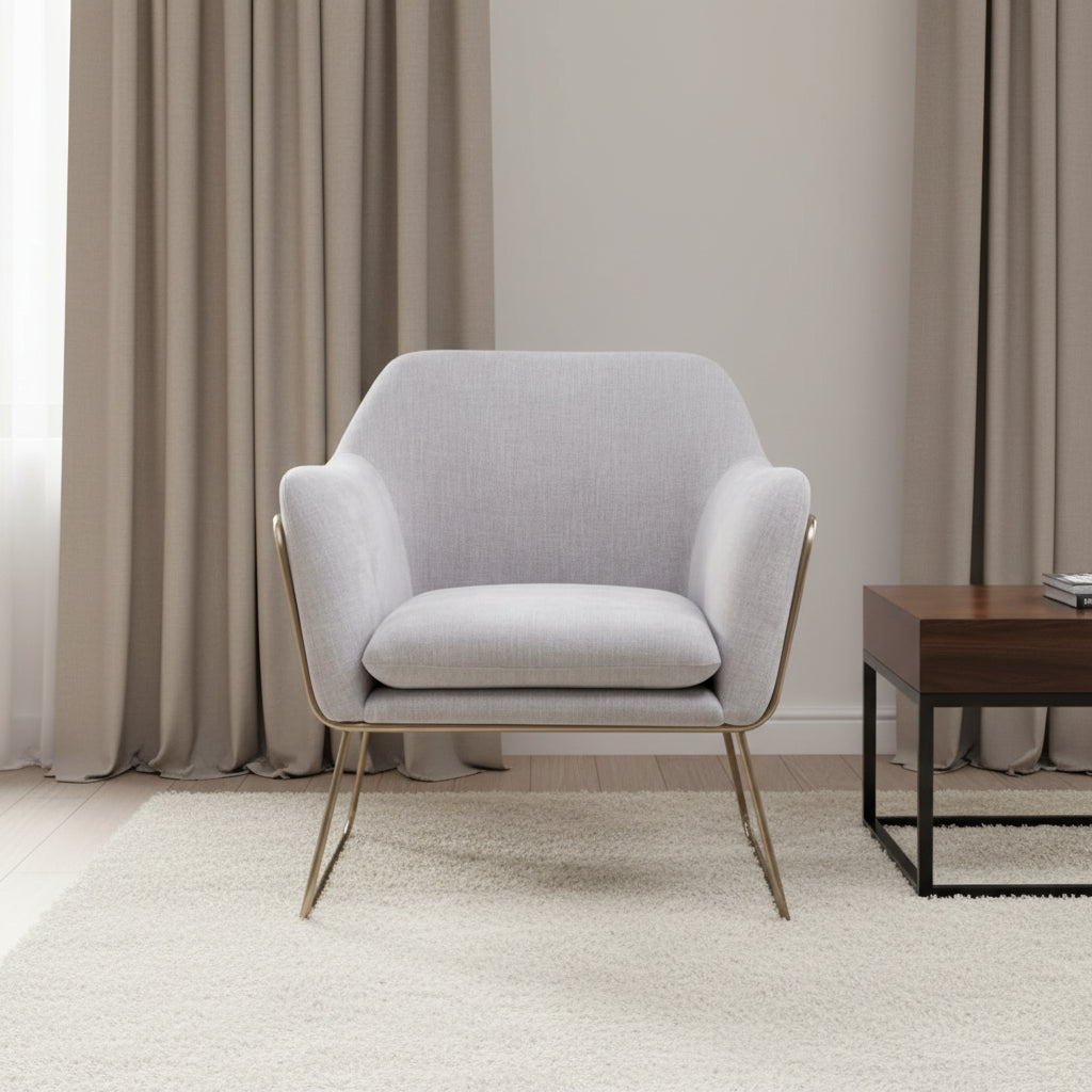 Comfort Cover Grey Accent Chair Chairs| Roots Furniture