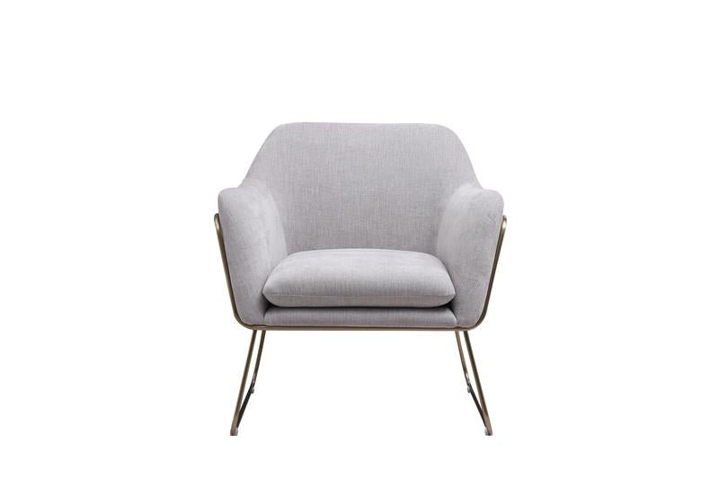 Comfort Cover Grey Accent Chair - Al Rugaib Furniture