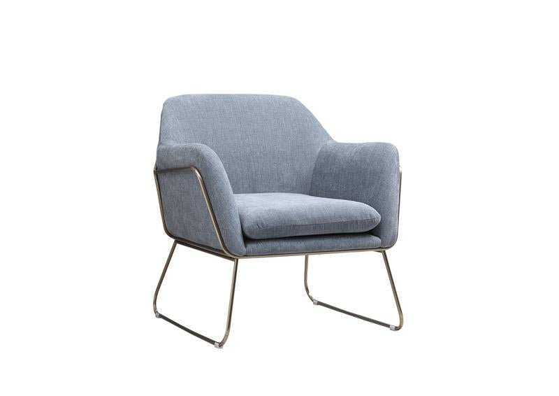 Comfort Cover Light Blue Accent Chair - Al Rugaib Furniture