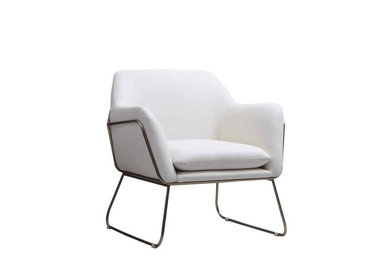 Comfort Cover White Accent Chair - Al Rugaib Furniture