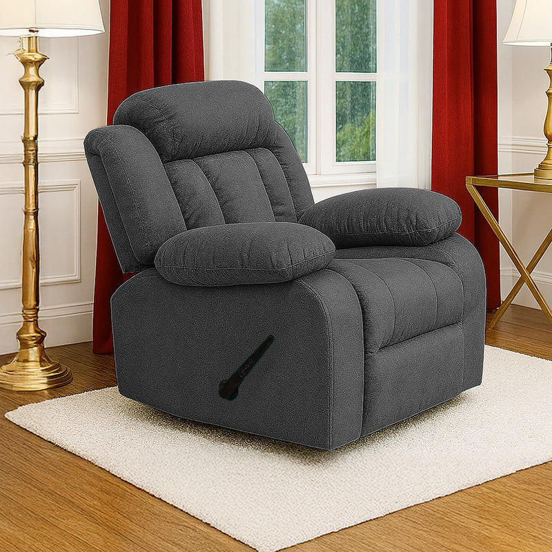 ComfortNest | Velvet Classic Recliner Chair - Al Rugaib Furniture