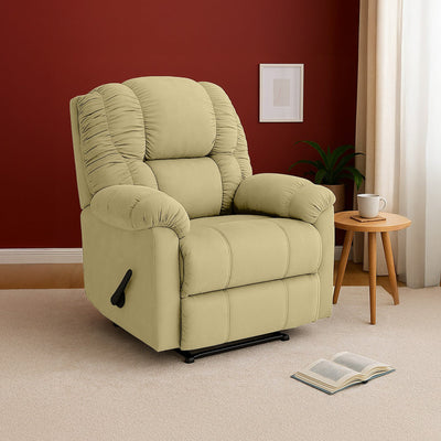ComfyChair | Velvet Rocking Recliner Chair - Al Rugaib Furniture