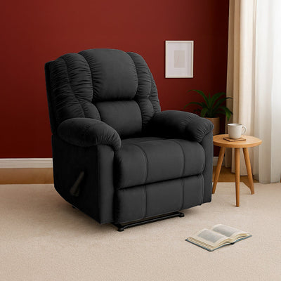 ComfyChair | Velvet Rocking Recliner Chair - Al Rugaib Furniture