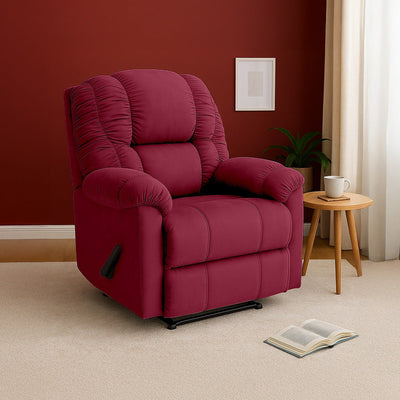 ComfyChair | Velvet Rocking & Rotating Recliner Chair - Al Rugaib Furniture