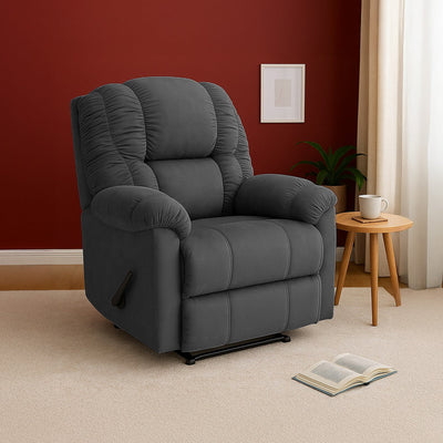 ComfyChair | Velvet Rocking & Rotating Recliner Chair - Al Rugaib Furniture