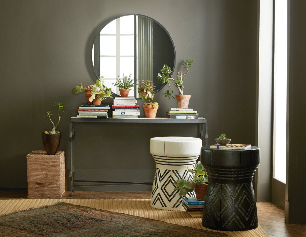 Commerce & Market Carved Stump Side Table Accent & End Tables| Hooker